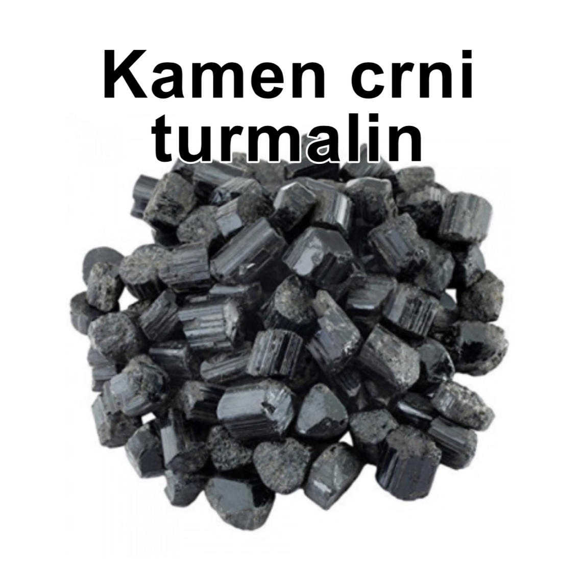 Kamen crni turmalin