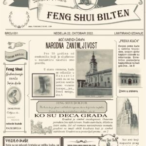 FENG SHUI BILTEN  broj 001