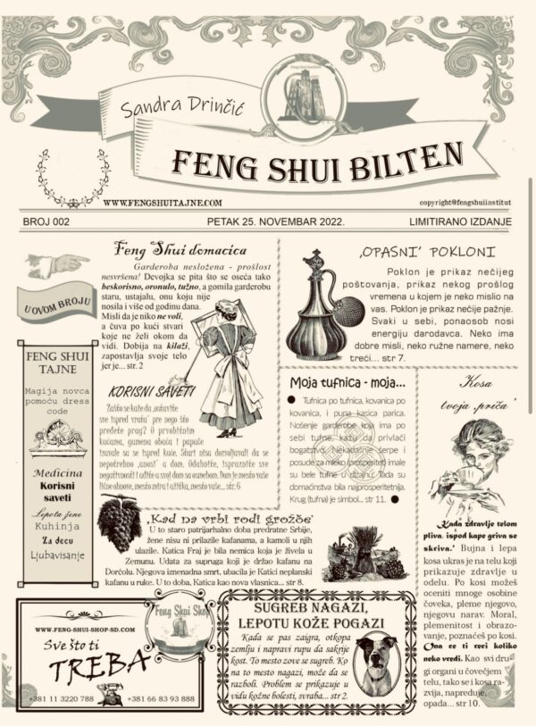 FENG SHUI BILTEN broj 002